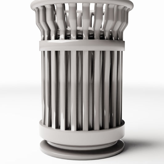 Diorama model-building product photo 0: Street Diorama: Ribbed Street Litter Bin (Ref. 1152D)