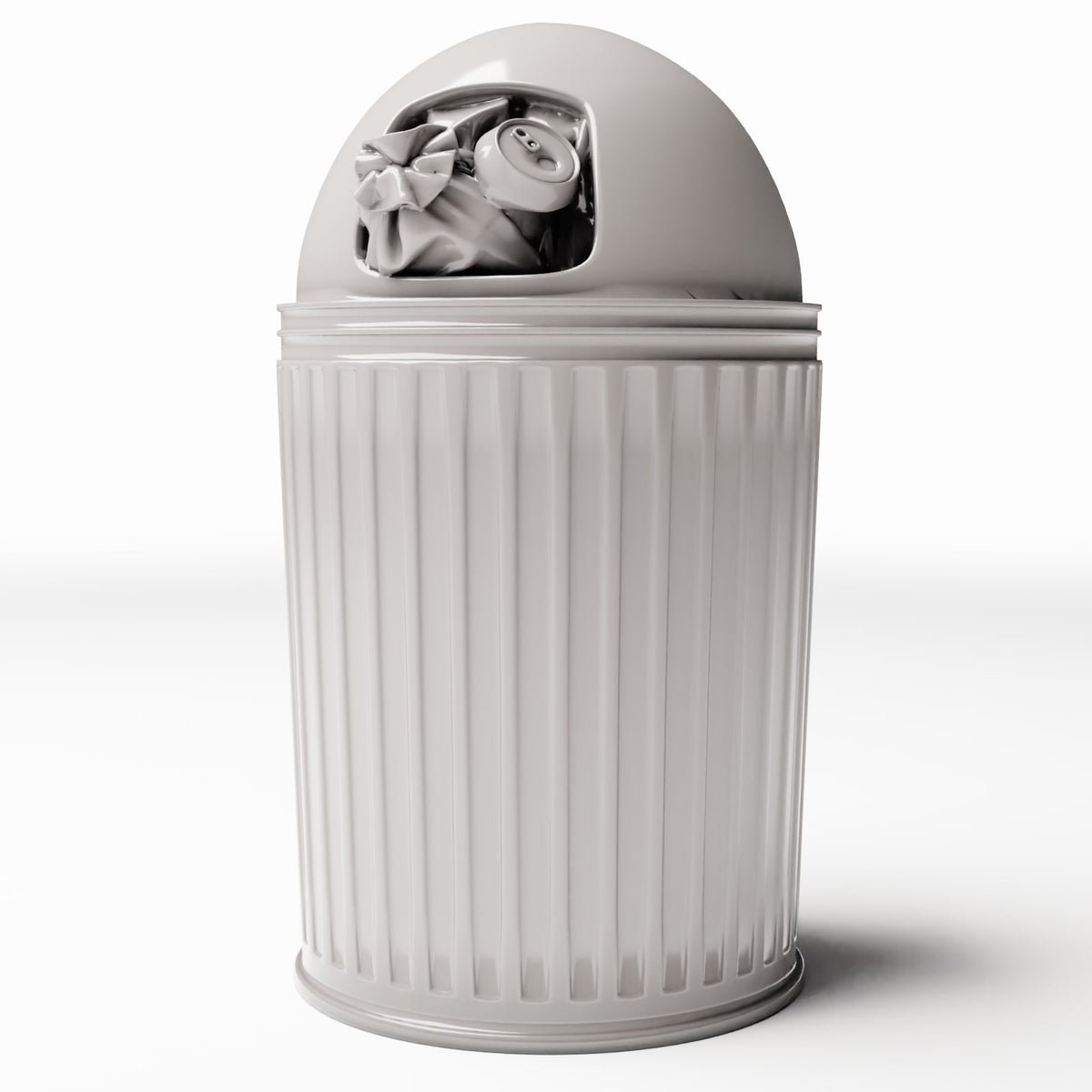 Diorama model-building product photo 0: Diorama Street: Public Litter Bin with Rubbish (Ref. 1156D)