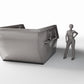 Diorama model-building product photo 1: City Diorama: Open Waste Container (Ref. 1157D)