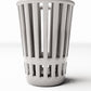 Diorama model-building product photo 2: City Diorama: Small Metal Slatted Trash Bin (Ref. 1174D)
