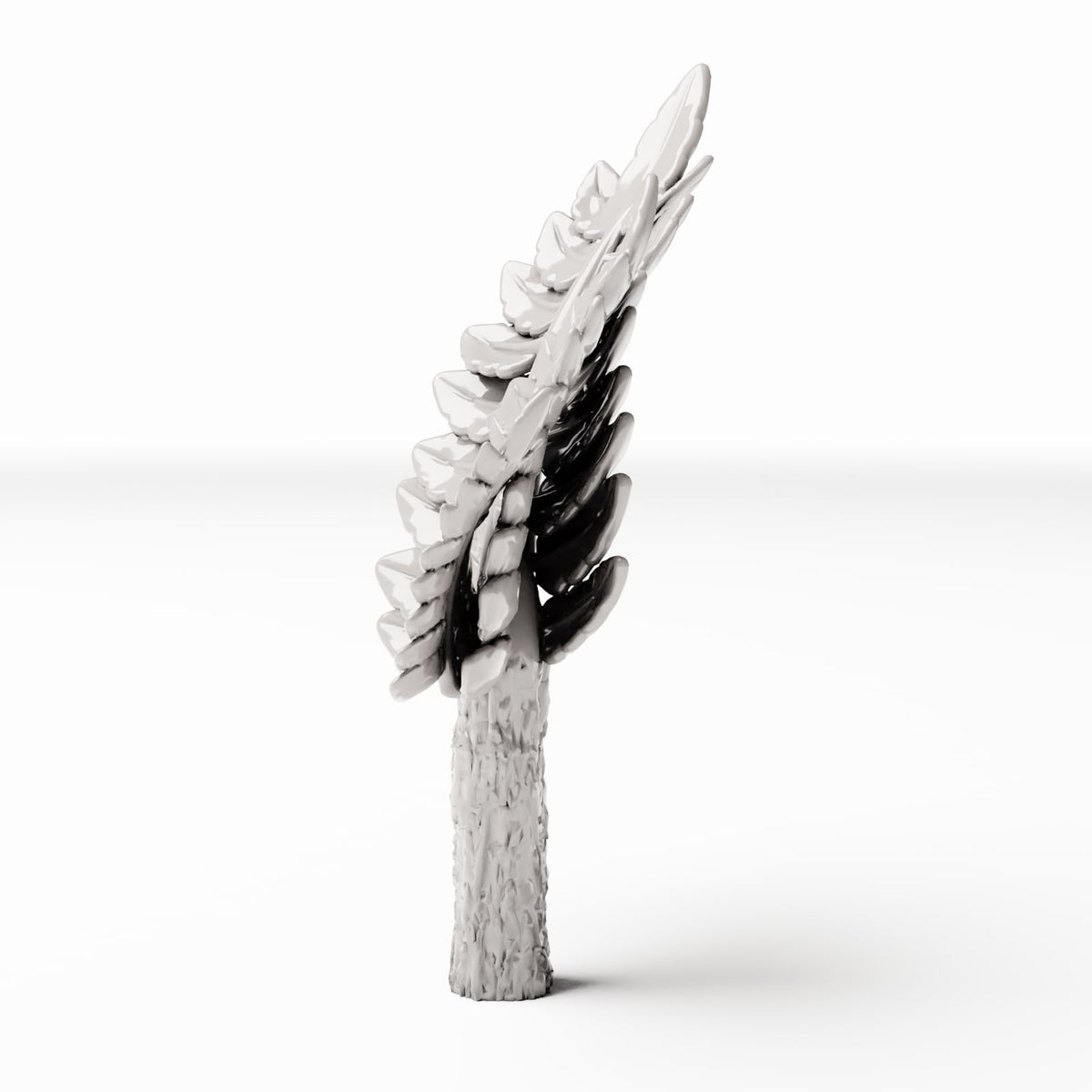 Diorama model-building product photo 2: Diorama Plants: Leafy Branch with Rough Trunk (Ref. 1180D)