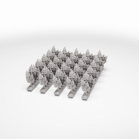 Diorama model-building product photo 0: Diorama Plants: Leafy Branches for a Hedge Section (Ref. 1183D)