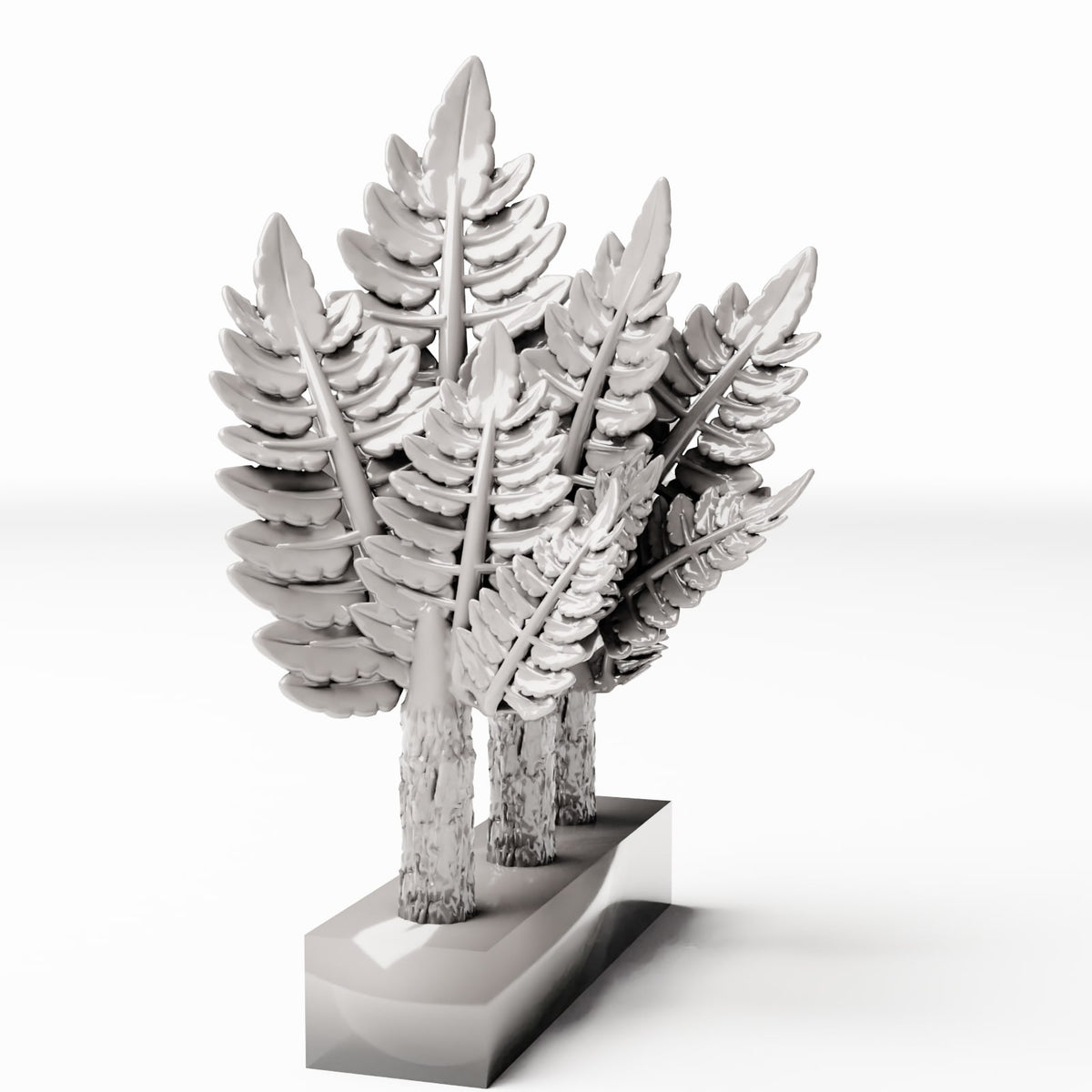 Diorama model-building product photo 0: Diorama Plants: Ferns in a Planter (Ref. 1186D)