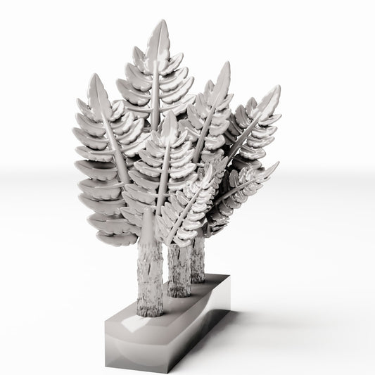 Diorama model-building product photo 0: Diorama Plants: Ferns in a Planter (Ref. 1186D)