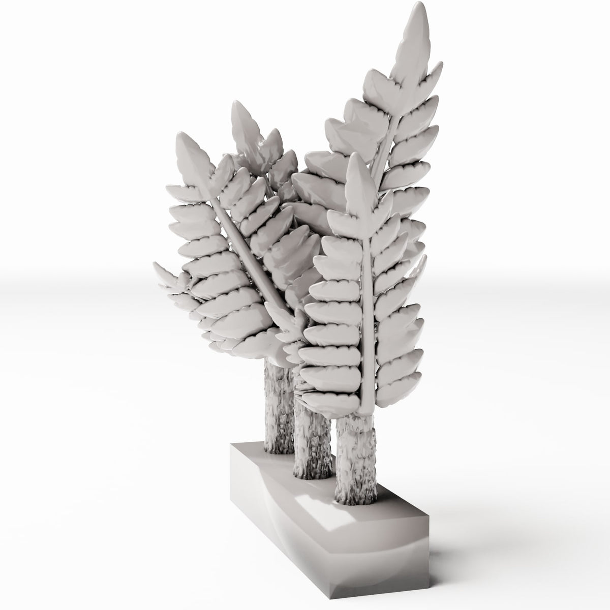 Diorama model-building product photo 3: Diorama Plants: Ferns in a Planter (Ref. 1186D)