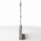Diorama model-building product photo 2: Diorama Fence: Tall, Narrow Brick Wall Fence (Ref. 1194D)