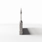 Diorama model-building product photo 2: Outdoor Diorama: Low Stone Wall with Metal Fence (Ref. 1196D)