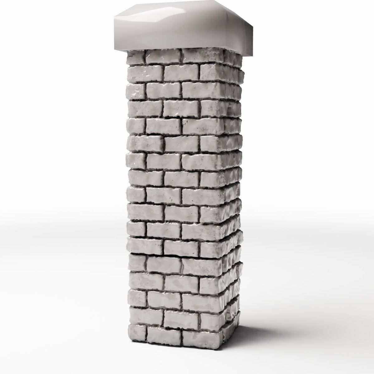 Diorama model-building product photo 0: Diorama Building: Low Brick Pillar (Ref. 1199D)