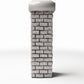 Diorama model-building product photo 2: Diorama Building: Low Brick Pillar (Ref. 1199D)