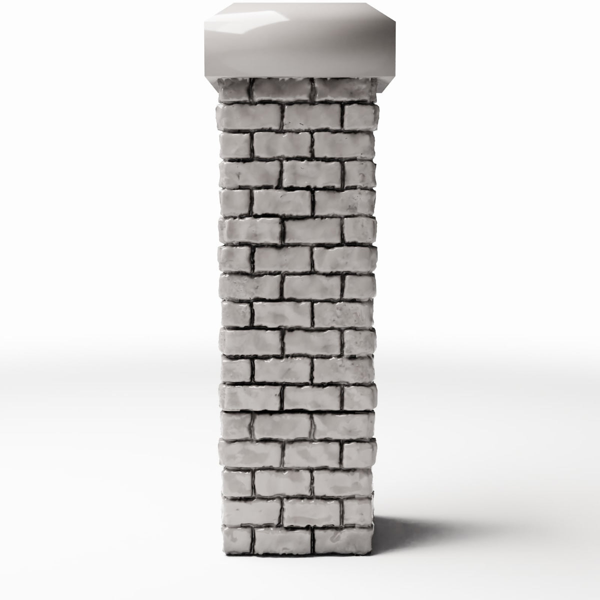 Diorama model-building product photo 2: Diorama Building: Low Brick Pillar (Ref. 1199D)