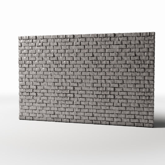 Diorama model-building product photo 0: Diorama Building: Tall Intact Brick Wall (Ref. 1200D)
