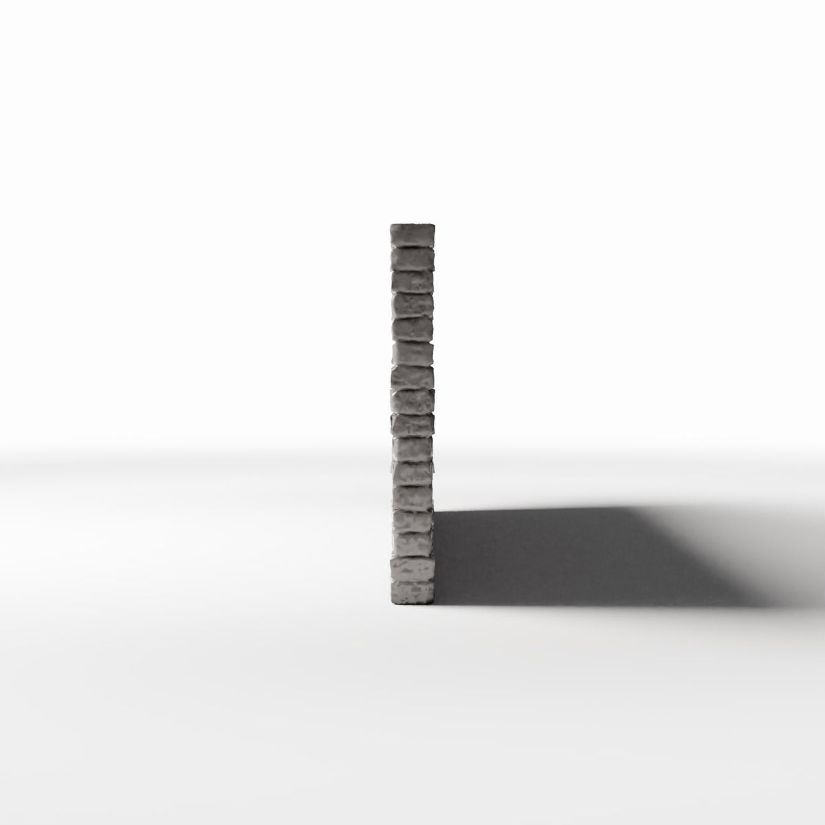 Diorama model-building product photo 2: Diorama Building: Intact Brick Wall (Ref. 1207D)
