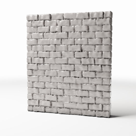 Diorama model-building product photo 0: Diorama Building: Narrow Intact Brick Wall (Ref. 1208D)