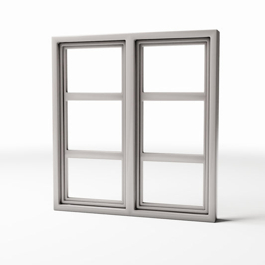 Diorama model-building product photo 0: Diorama Building: Two-Leaf Muntin Window (Ref. 1215D)