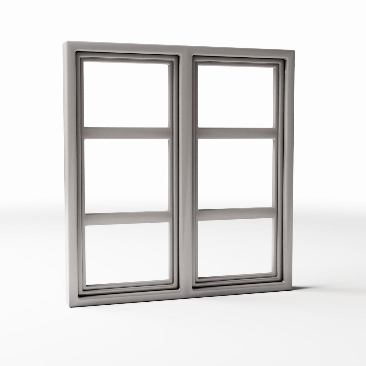 Diorama model-building product photo 3: Diorama Building: Two-Leaf Muntin Window (Ref. 1215D)