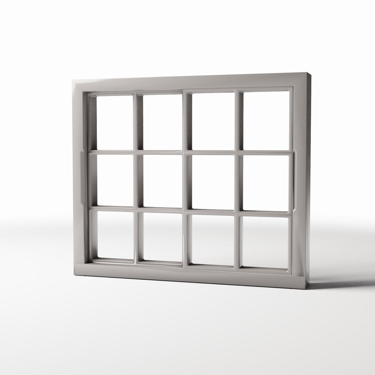 Diorama model-building product photo 0: Diorama Buildings: Standard 12-Pane Window (Ref. 1216D)