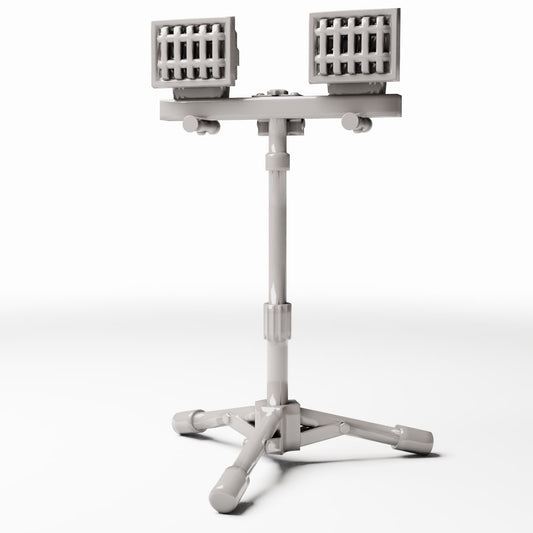 Diorama model-building product photo 0: Construction Site Diorama: Mobile Tripod-Mounted Work Light (Ref. 1224D)