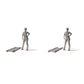 Diorama model-making product photo 1: Diorama infrastructure: aluminium ladder assembly (Ref. 1228D)