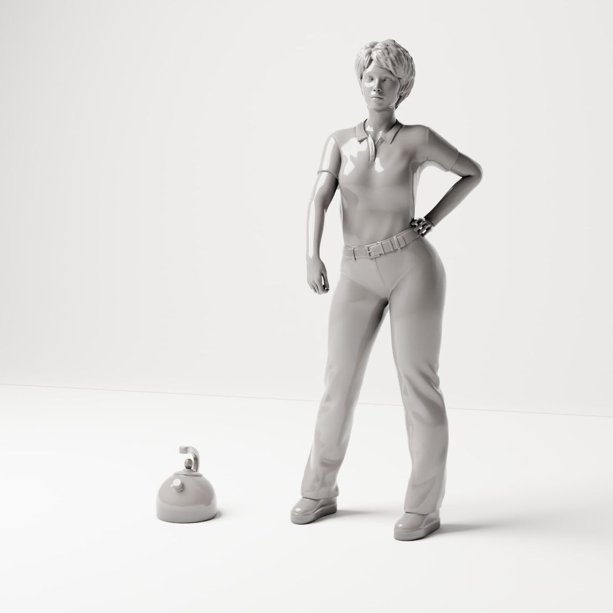 MyPortal 122 1: Diorama Kitchen: Kitchen Water Kettle with Spout (Ref. 122D)