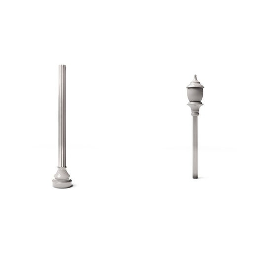 Diorama modelling product photo 0: Diorama infrastructure: Antique streetlamp, Type E, assembly kit (Ref. 1245D)