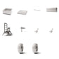 Diorama model-building product photo 0: Diorama infrastructure: Mobile traffic arrow trailer assembly (Ref. 1249D)