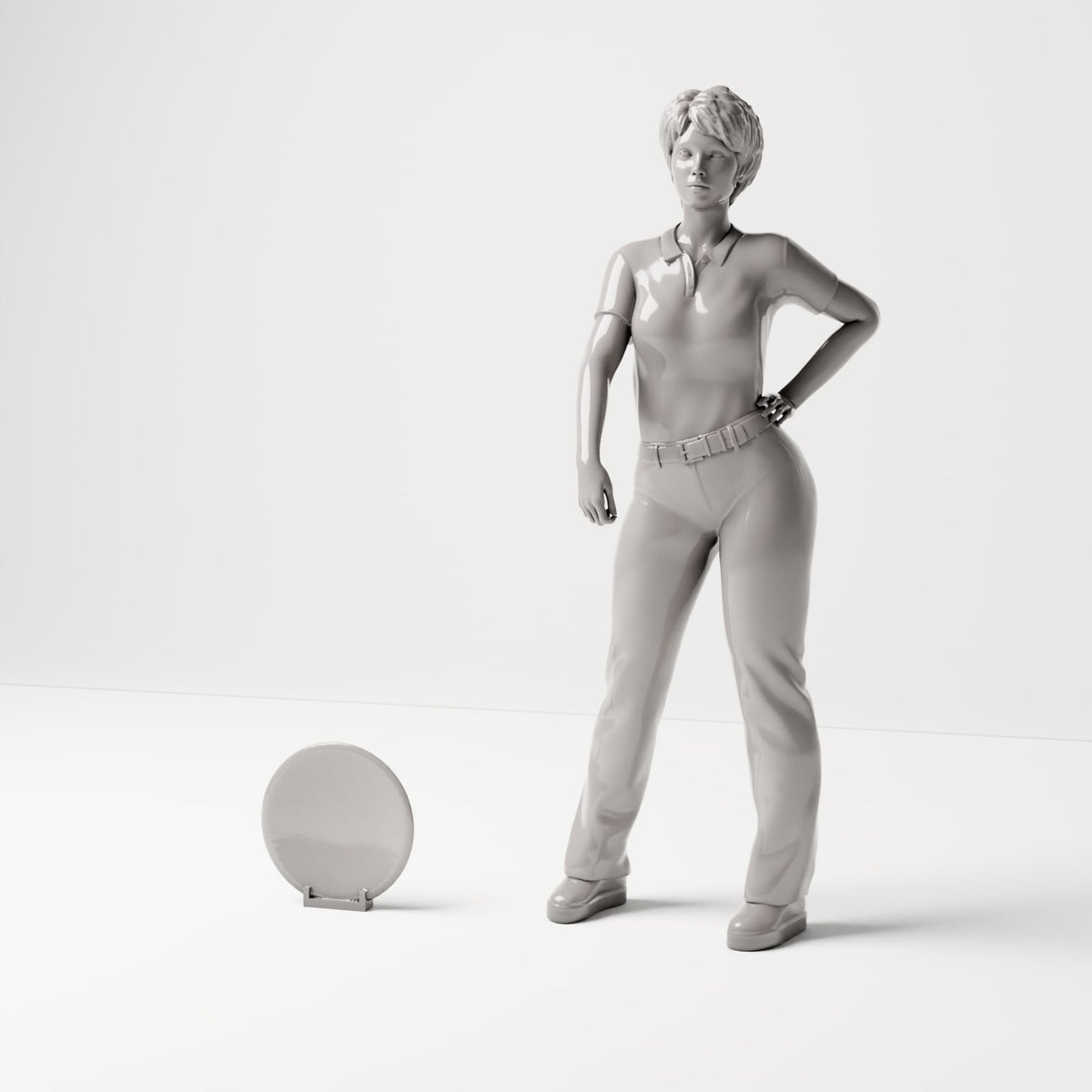 MyPortal 124 1: Diorama Interior: Decorative Plate Stand (Ref. 124D)