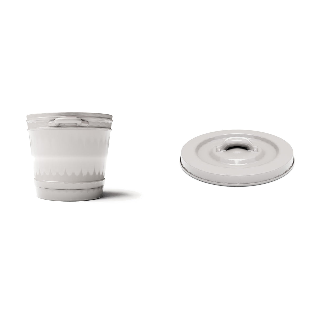 Diorama Model Building Product Photo 2: City Diorama: Lidded Waste Bin (Ref. 1250D)