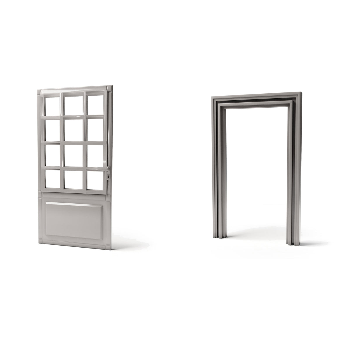 Diorama model product photo 0: Diorama building: entrance door with door frame (Ref. 1252D)