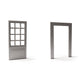 Diorama Model Building Product Photo 3: Diorama Building: Entrance Door with Door Frame (Ref. 1252D)