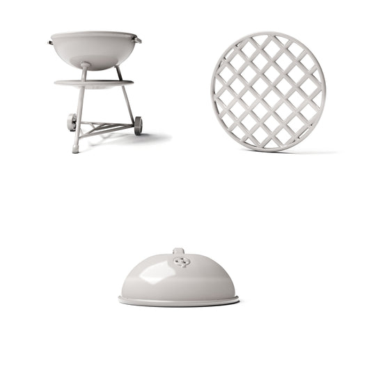 Diorama model product photo 0: Garden diorama: Round kettle grill with cooking grate (Ref. 1254D)