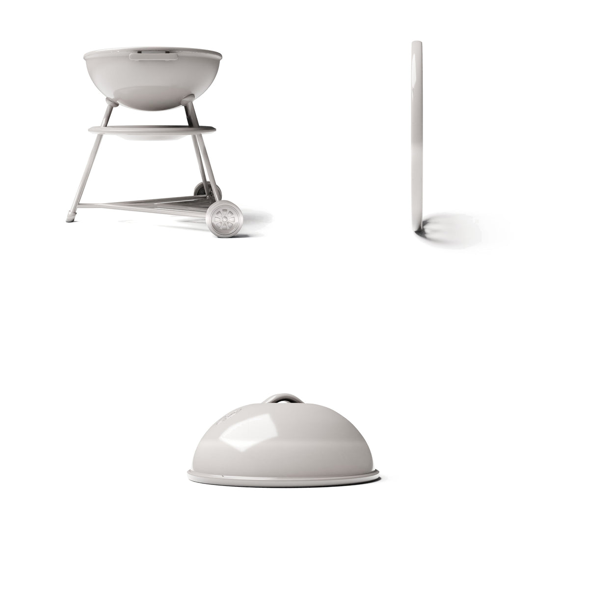Diorama modelling product photo 2: Garden diorama with round kettle grill and cooking grate (Ref. 1254D)
