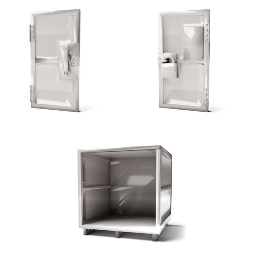Diorama model building product photo 0: Military diorama: Small open gun cabinet as an assembly kit (Ref. 1262D)