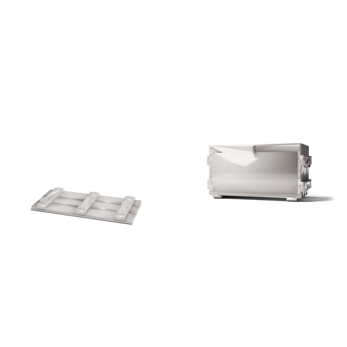 Diorama model-building product photo 0: Diorama storage & transport: Type A02 military crate assembly (Ref. 1263D)