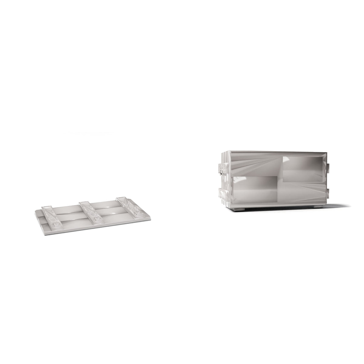 Diorama model-building product photo 3: Diorama storage & transport: military crate Type A02 as a kit (Ref. 1263D)