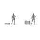Diorama model building product photo 1: Diorama storage & transport: Military crate type D06 as an assembly (Ref. 1276D)