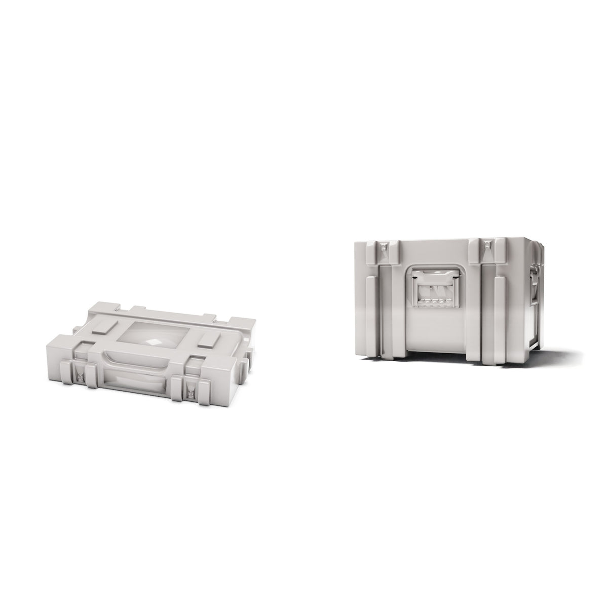 Diorama model-building product photo 0: Diorama storage & transport: D06-type military crate assembly (Ref. 1276D)