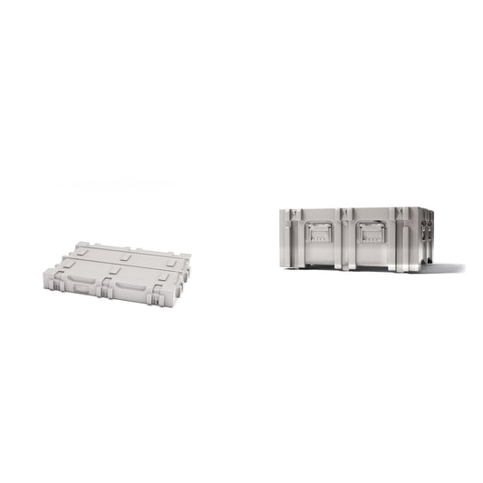 Diorama model-making product photo 0: Diorama storage & transport: Type D08 military crate assembly kit (Ref. 1277D)