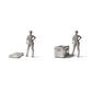 Diorama model building product photo 1: Diorama storage & transport: Military crate Type E04 as an assembly kit (Ref. 1280D)