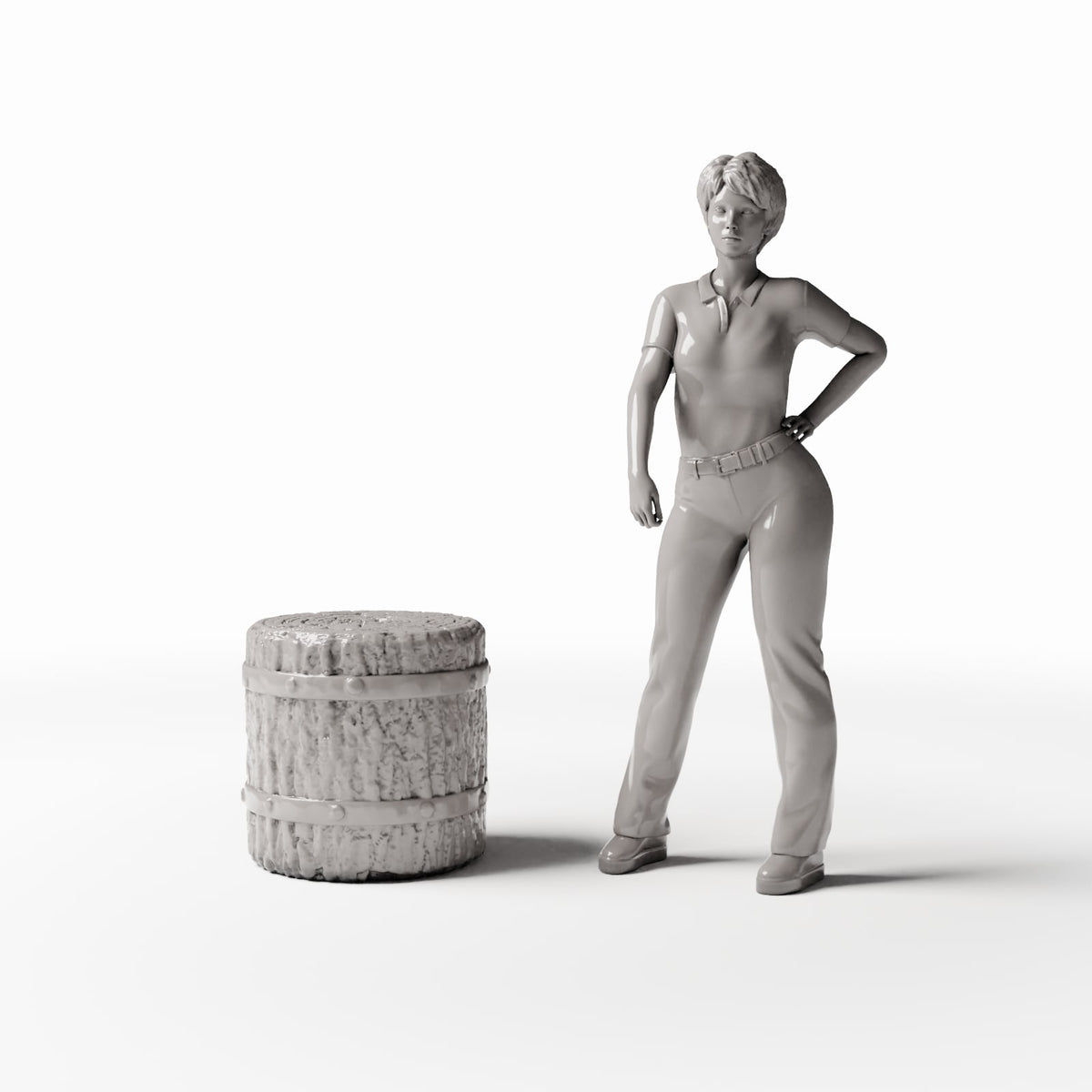 Diorama Modellbau Produktfoto 1: Diorama Werkstatt: Ambossfuß für Werkstattdiorama (Ref. 1296D)