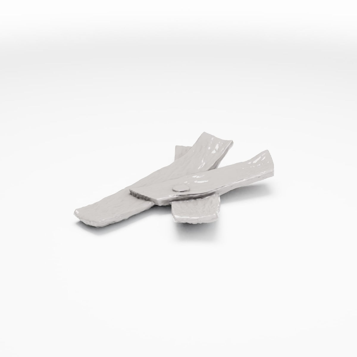 Diorama model-building product photo 2: Diorama Supplies: Broken Miniature Barrel (Ref. 1303D)