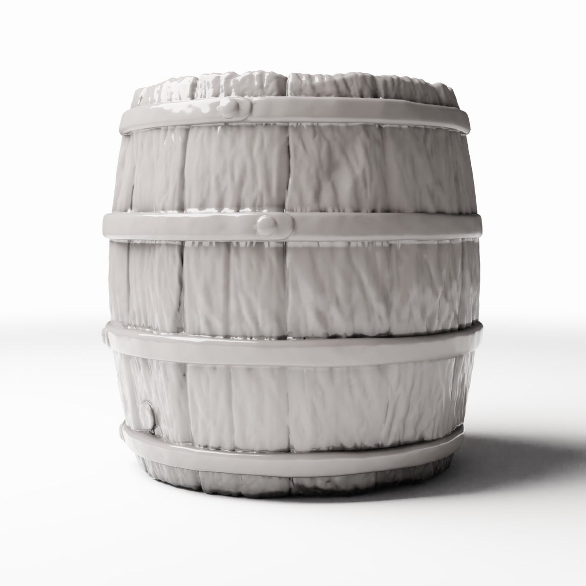 Diorama model-building product photo 0: Diorama Supplies: Large Wooden Barrel Miniature (Ref. 1304D)