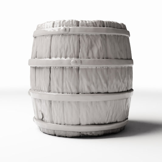 Diorama model-building product photo 0: Diorama Supplies: Large Wooden Barrel Miniature (Ref. 1304D)