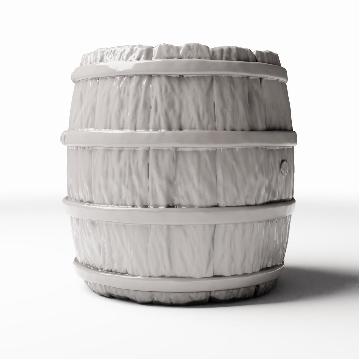 Diorama model-building product photo 2: Diorama Supplies: Large Wooden Barrel Miniature (Ref. 1304D)