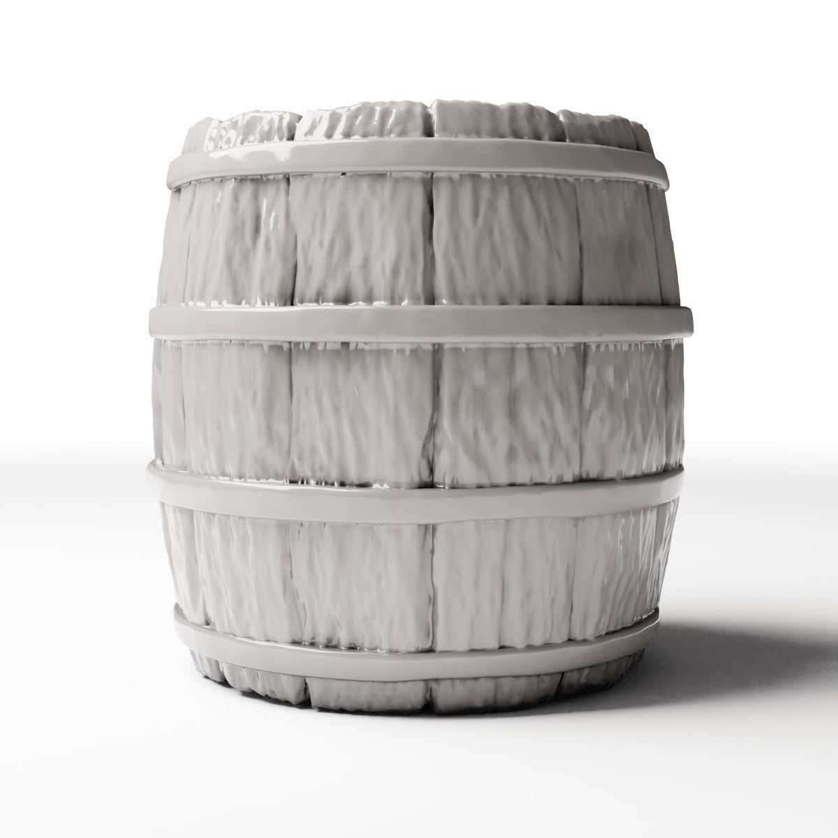 Diorama model-building product photo 3: Diorama Supplies: Open Miniature Barrel (Ref. 1308D)
