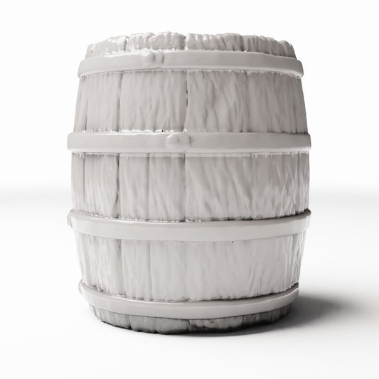 Diorama model-building product photo 0: Diorama Supplies: Open Wooden Barrel Miniature (Ref. 1312D)