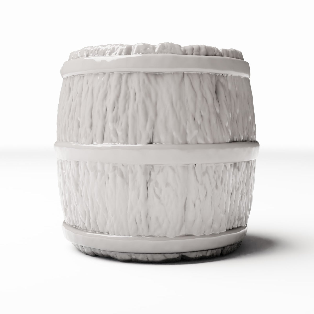 Diorama model-building product photo 2: Diorama Supplies: Rustic Miniature Wooden Barrel (Ref. 1313D)