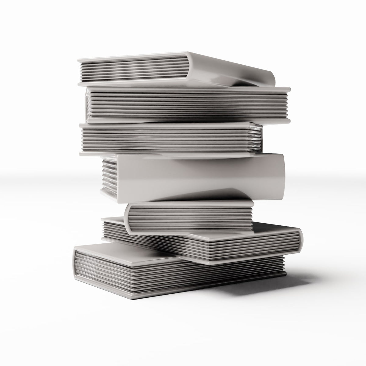 Diorama model-building product photo 3: Diorama Interior: Stack of Books for a Miniature Shelf (Ref. 1322D)