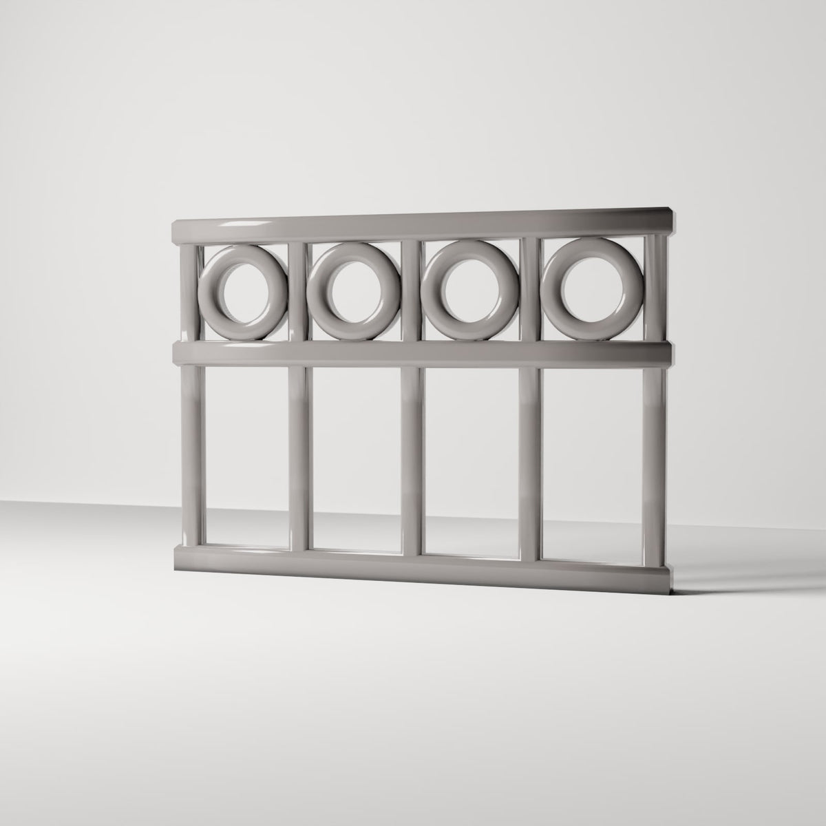MyPortal 132 0: Diorama terrain: Decorative fence element with rings (Ref. 132D)