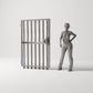 MyPortal 133 1: Diorama Terrain: Metal Garden Gate (Ref. 133D)