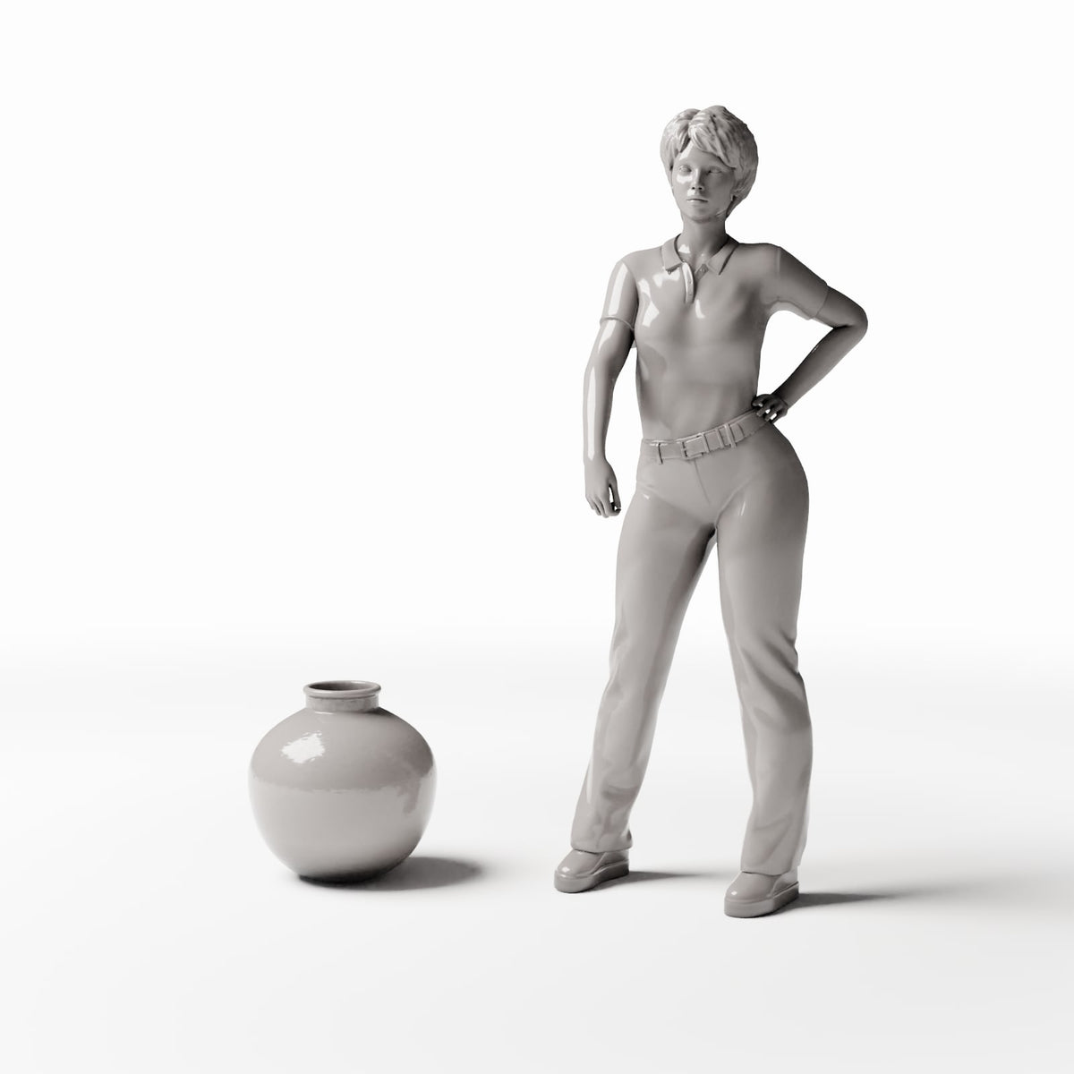 Diorama model-building product photo 1: Diorama Kitchen: Miniature Ceramic Jug (Ref. 1348D)